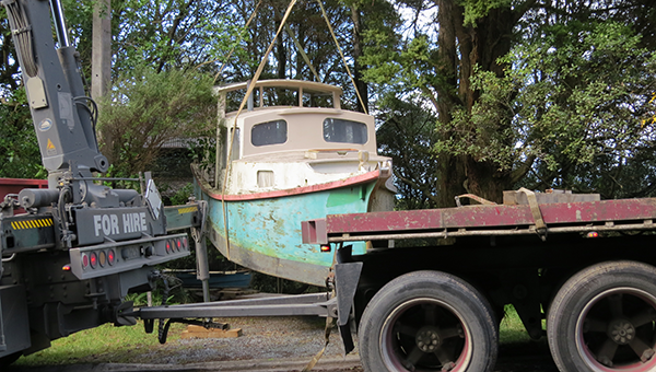 The Hornblower returns from partial refit in Tauranga