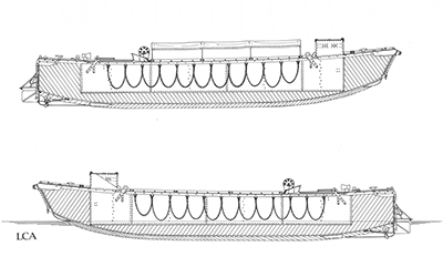 Hubert Cance profiles and plans of the LCA