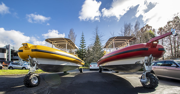 Pair of 9-metre Sealegs Hydrasol RIBs