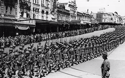 United States Troops, Queen Street, World War II